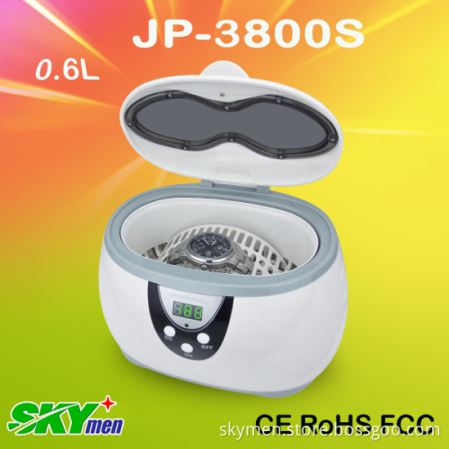 CE RoHS FCC 600ml Watch Cleaning Machine with Watch Stand, Digital Ultrasonic Cleaner